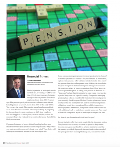 Financial Fitness March 2019